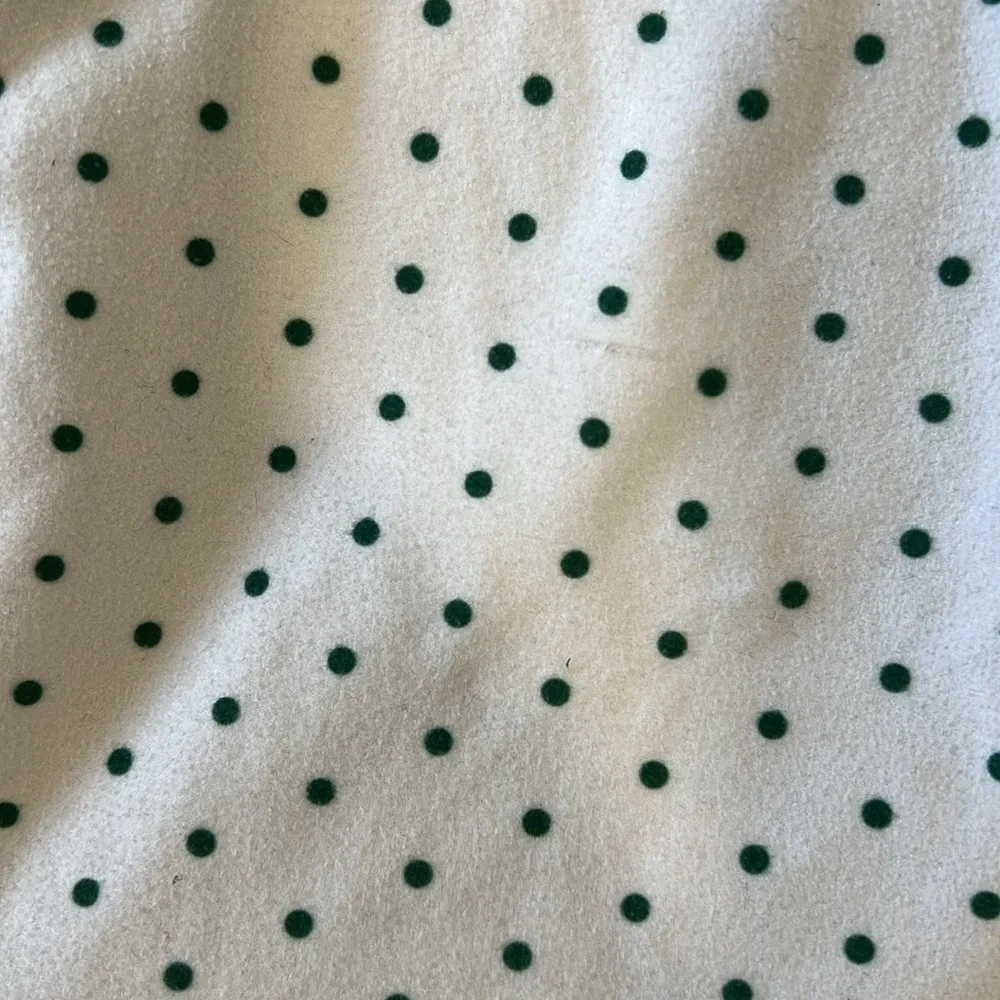 SweetHoney Christmas tree and polka dot ruffled long nightgown pajamas